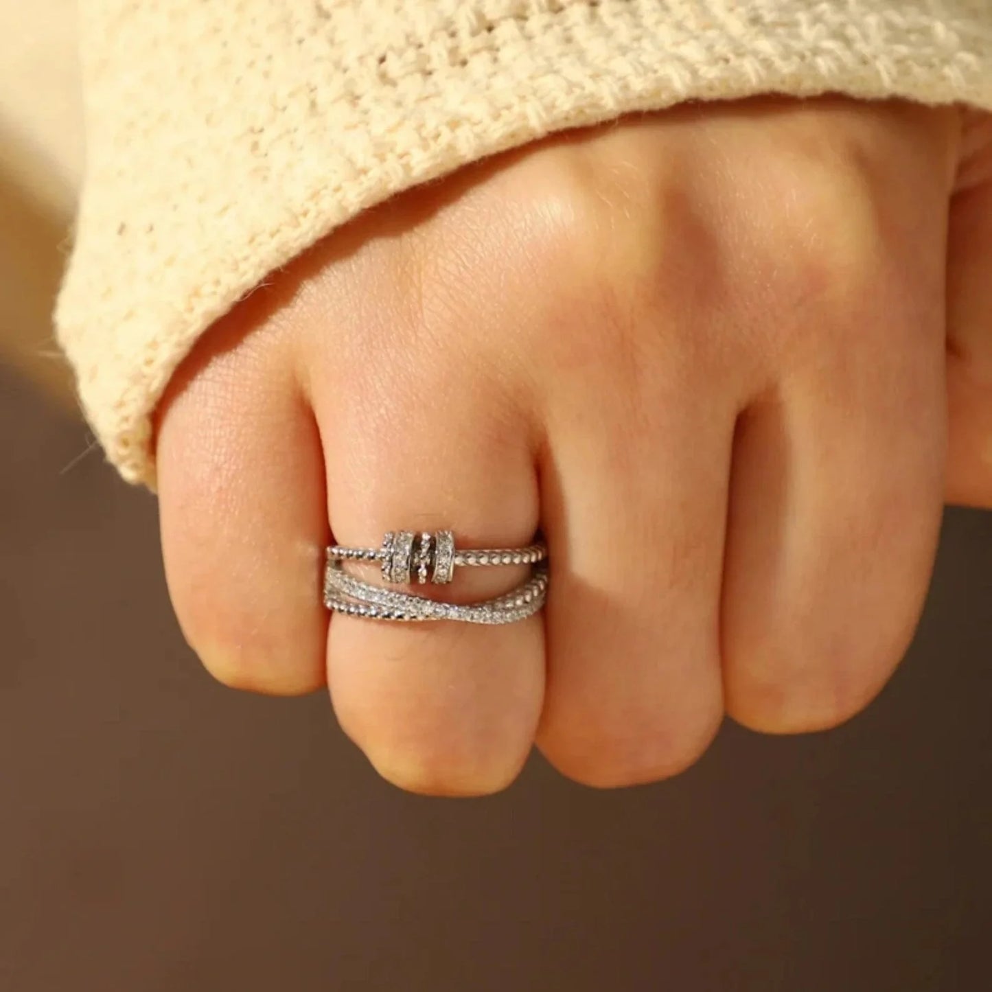 PeaceFul | Stijlvolle fidget ring voor stress- en angstvermindering