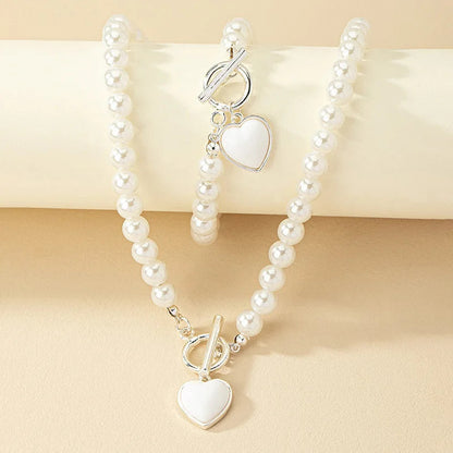 LovePearl | Verfijnde parelketting en bijpassende armband